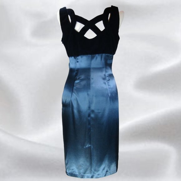 Cartise International Bluish Green Dress Size 12 - Picture 2 of 7